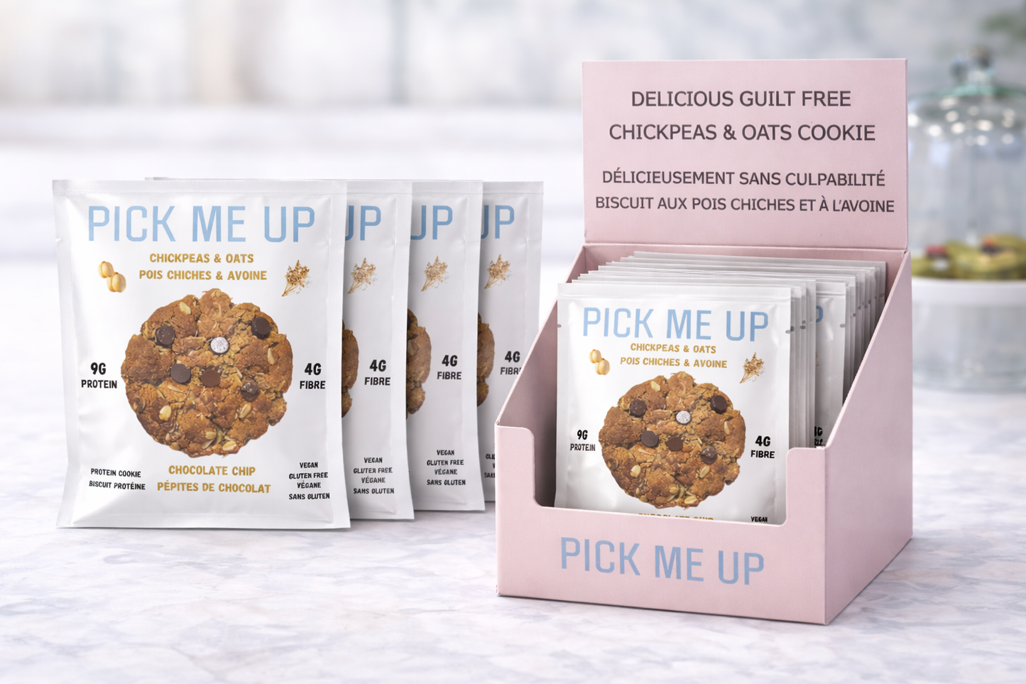 Pick Me Up Chocolate Chip Cookies _ Box of 12 Cookies